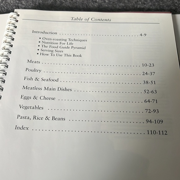 OVEN ROASTED ETC MEALS FOR LIFE HARDCOVER SPIRAL BOUND COOKBOOK BY HEALTY CHOICE - Picture 8 of 17